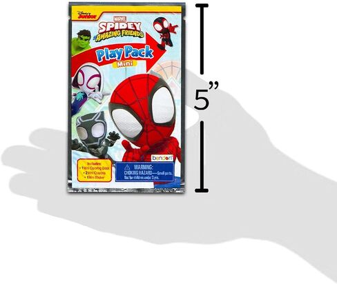 Marvel 8 Pc Spidey and His Amazing Friends Mini Party Favors Set - Bundle 8 Play Packs with Mini Coloring Books, Stickers, and Goodie Bags | Spidey Birthday Party Supplies Decorations in Saudi Arabia