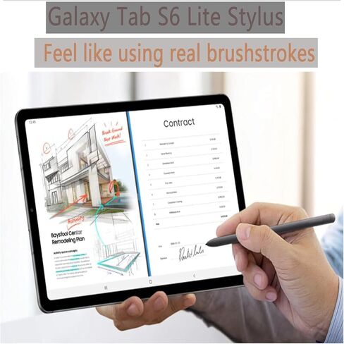 Galaxy Tab S6 Lite S Pen Replacement for Samsung Galaxy Tab S6 Lite Stylus Pen,Tab S6 Lite Pen Replacement +Free 5 Tips for Samsung Galaxy Tab S6 Lite S Pen,EJ-PP610(Black) in Saudi Arabia