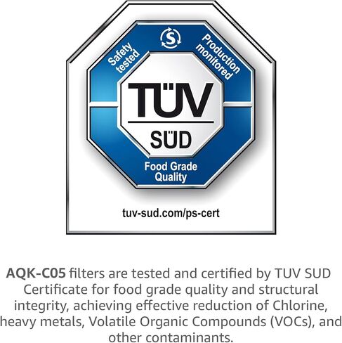 AQUACREST TÜV SÜD Certified Coffee-Machine Water Filter Replacement for Krups F088 Filter, XP5220, XP5240, EA82 and EA9000-Including Various Models of AEG®, Bosch®, Siemens®, Gaggenau® (Pack of 2) in Kuwait