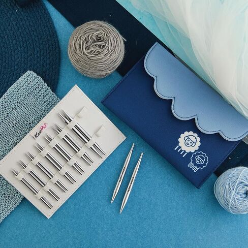 KnitPro Nova Regal Interchangeable Needle Set 4" (10cm) | 11 US Sizes (2.5 to 11) in Saudi Arabia