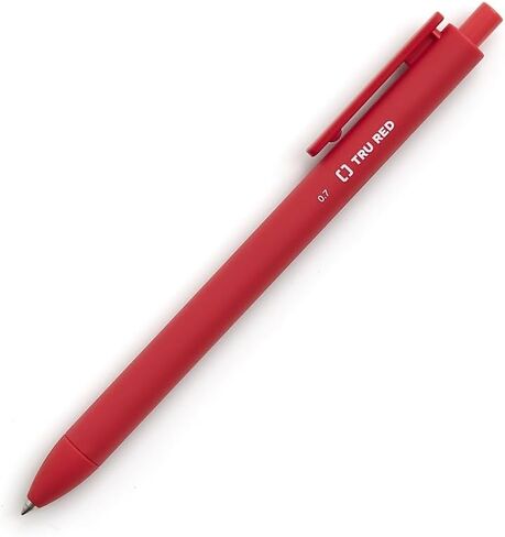 STAPLES TRU RED Retractable Quick Dry Gel Pens Med Point 0.7mm Asst 5/Pk (TR54497) in Saudi Arabia