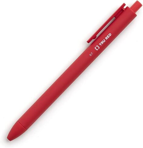 STAPLES TRU RED Retractable Quick Dry Gel Pens Med Point 0.7mm Asst 5/Pk (TR54497) in Saudi Arabia