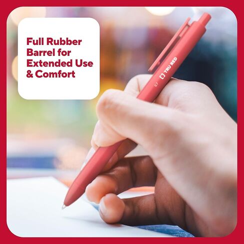 STAPLES TRU RED Retractable Quick Dry Gel Pens Med Point 0.7mm Asst 5/Pk (TR54497) in Saudi Arabia