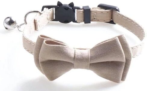 Luxury Cat Collars with Bow Tie and Bell | Safe Quick Release Breakaway Buckle | ZACAL Cat Collars (Orange Sparkle Glitter) in Saudi Arabia