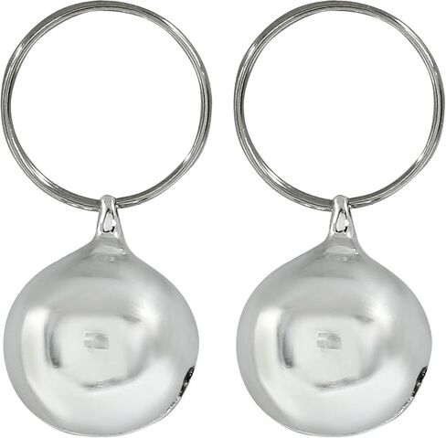 24Pcs Cat Bells with Loud Crisp Sound, Dog Jingle Bells for Anti-Lost, Small Pet Pendant Accessories for Pet Owners(Sliver) in Saudi Arabia