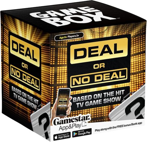 Deal أو No Deal Deluxe Game Box ، قم بتشغيل عرض الألعاب التلفزيونية الأمريكية الناجحة ، والترفيه الصديق للسفر ، و 26 حقيبة ، وأصدقاء ، وعائلة ، والتوقع ، والإثارة ، والأعمار 7+ in Kuwait