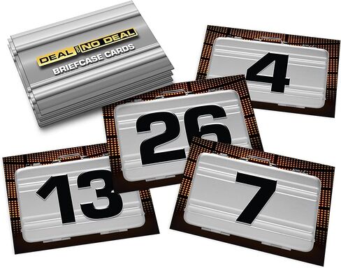 Deal أو No Deal Deluxe Game Box ، قم بتشغيل عرض الألعاب التلفزيونية الأمريكية الناجحة ، والترفيه الصديق للسفر ، و 26 حقيبة ، وأصدقاء ، وعائلة ، والتوقع ، والإثارة ، والأعمار 7+ in Kuwait