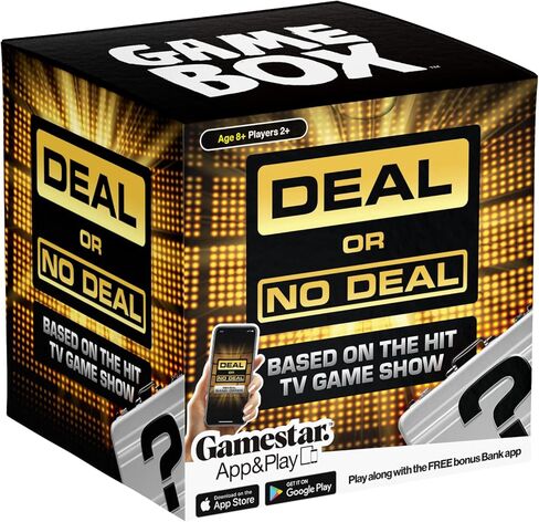 Deal أو No Deal Deluxe Game Box ، قم بتشغيل عرض الألعاب التلفزيونية الأمريكية الناجحة ، والترفيه الصديق للسفر ، و 26 حقيبة ، وأصدقاء ، وعائلة ، والتوقع ، والإثارة ، والأعمار 7+ in Kuwait