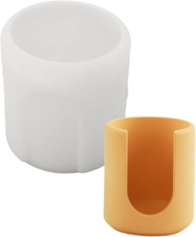 Cylinder Silicone Molds for Epoxy Resin Tealight Holder Candlestick Stand Home Decoration Essential Oils Diffuser in Saudi Arabia