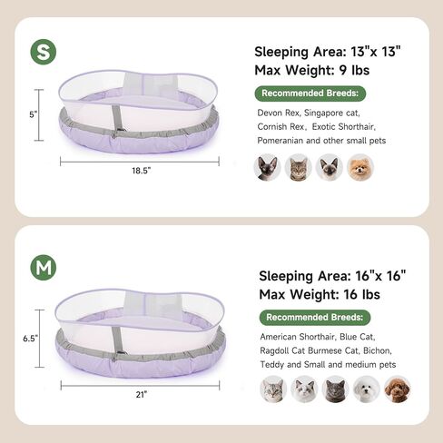 Cat Bed Kitten Bed, Round Donut Pet Bed Gift for Cats, Puppy, Small Dog, Calming Fluffy Cat Couch Sofa with Hard Protective Shieldfor Indoor Outdoor (Blue，18 Inches) in Saudi Arabia