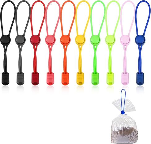 10 Pcs Clay Bag Ties, Adjustable Nylon Elastic Pottery Tool Strap Holder, Ideal for Pottery Bag Closure & Organization, Sculpting Enthusiasts Reuse in Saudi Arabia