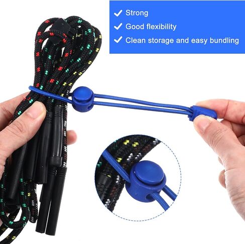 10 Pcs Clay Bag Ties, Adjustable Nylon Elastic Pottery Tool Strap Holder, Ideal for Pottery Bag Closure & Organization, Sculpting Enthusiasts Reuse in Saudi Arabia