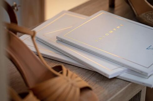 Clairefontaine 36120C Collection Triomphe Gold A Bofber A5 - A5 14،8x21 cm - 96 Plain White Pages - Paper 90 G - CARD in Saudi Arabia
