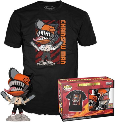 Funko Pop! & Tee: Chainsaw Man - Chainsaw Man Leaping- L. in Saudi Arabia