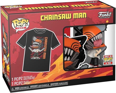 Funko Pop! & Tee: Chainsaw Man - Chainsaw Man Leaping- L. in Saudi Arabia