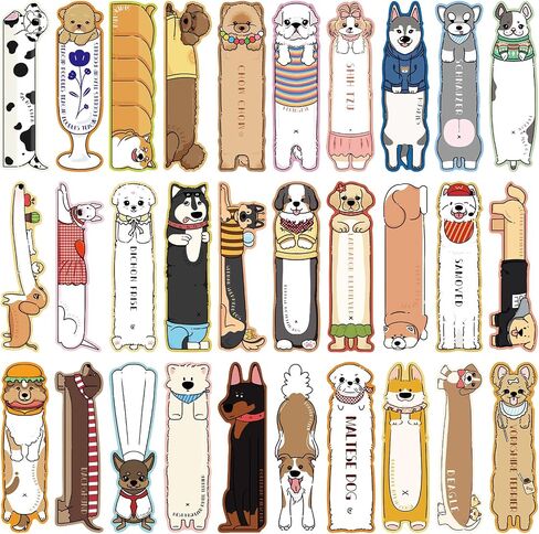 30pcs Cute Cat Bookmarks for Reading Book Lovers Students Gift for Cat Lovers Double-Sided Printing Bookmarks 30 Designs (Cat01) in Saudi Arabia