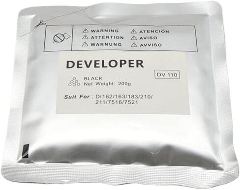 DV110 Developer Powder Compatible with Di162 162 210 7521 211 163 183 7516 152 183 1611 210 163 DI181 EP105 200g Per Bag in Saudi Arabia