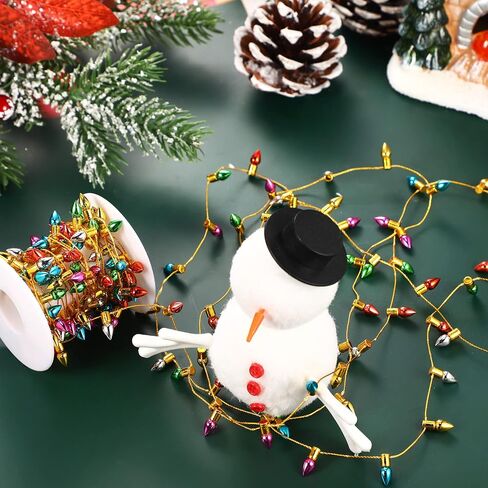 Dollhouse Miniature Fake Light String Dollhouse Christmas Decoration Colorful String Lights Model Doll House Miniature Furniture Association for Dollhouse Decor in Saudi Arabia