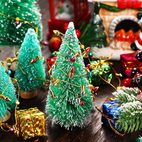 Dollhouse Miniature Fake Light String Dollhouse Christmas Decoration Colorful String Lights Model Doll House Miniature Furniture Association for Dollhouse Decor in Saudi Arabia