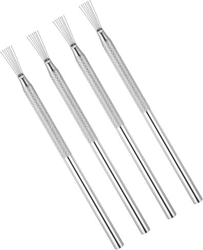 Hekoujiub 4pcs أدوات الإبرة للطين ، وأداة تسجيل الطين ، وأدوات طين البوليمرات لنحت الفخار البوليمري السيراميك ، والملابس ، والنمذجة in Kuwait