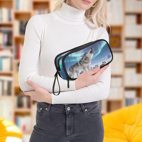 Solar System Space Planet Pencil Case Large Capacity Pencil Pouch Box Kids Adults Pen Organizer Bag for Boys Girls Women Men School Office Supplies in Saudi Arabia