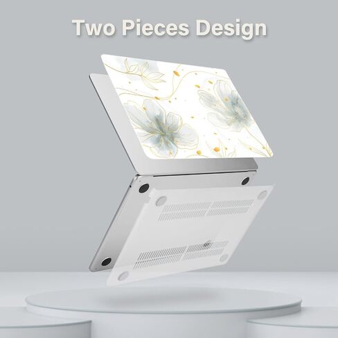 Moseso متوافق مع MacBook Air 13 بوصة Case 2025 2024 2023 2022 M4 A3240 M3 A3113 M2 A2681 ، حبر البتلات الصلبة والوحة المفاتيح واقي شاشة MacBook Air 13.6 بوصة ، أخضر in Saudi Arabia