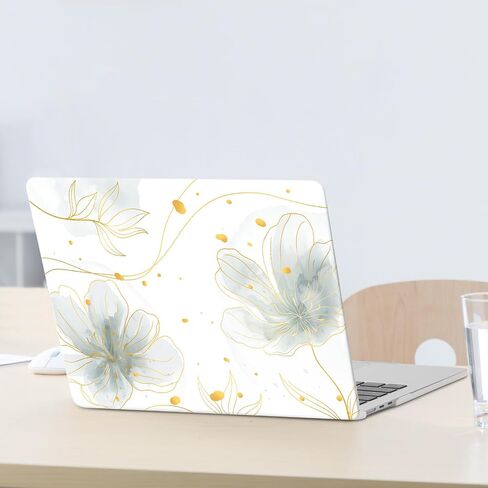Moseso متوافق مع MacBook Air 13 بوصة Case 2025 2024 2023 2022 M4 A3240 M3 A3113 M2 A2681 ، حبر البتلات الصلبة والوحة المفاتيح واقي شاشة MacBook Air 13.6 بوصة ، أخضر in Saudi Arabia