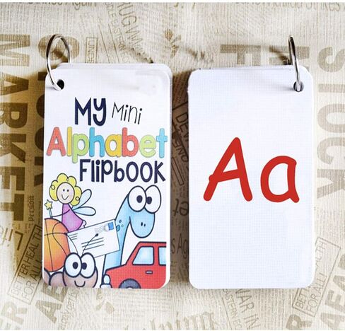 26PCS/Set ABC English Alphabet 26 Letters Child Flash Cards Baby Learning Toys Kids Gift Pre-Kindergarten in Saudi Arabia