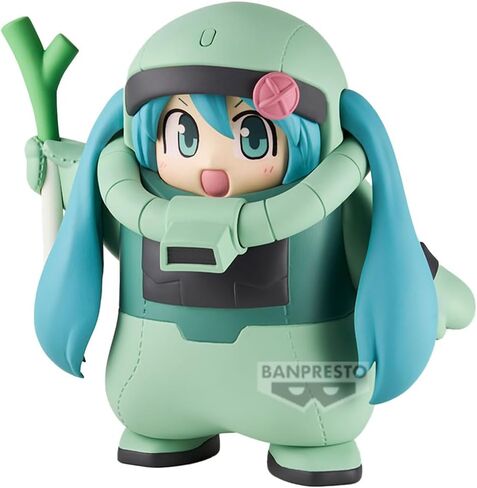 Banpresto - Gundam 45th x Hatsune Miku - Zaku Costume (Hatsune Miku Ver.) Figure in Saudi Arabia