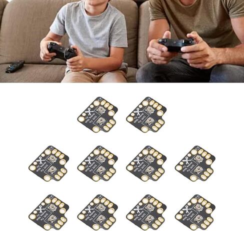 Kodrily Drift Repair Board Kit, 10Pcs Controller Stick Drift Fix Mod, Universal 3D Controller Analog Stick Drift Repair Tools for Game Controllers Gamepad Joystick, Black in Saudi Arabia