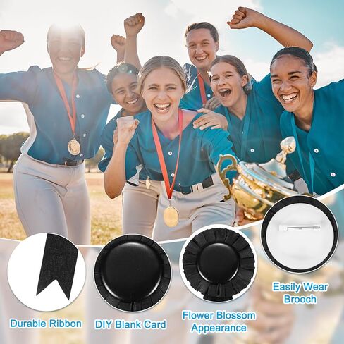 PATIKIL 60 Pcs Award Ribbons, 1st, 2nd, 3rd Place Winner Recognition Ribbon Blank Prize Ribbons Participation Medal Ribbons for Competition Sports Event, Green in Saudi Arabia
