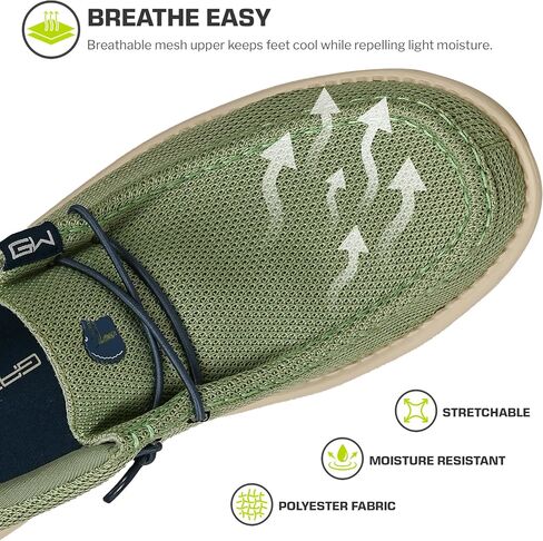 Gator Waders Mens Casual Shoes – Men's Loafers & Slip-Ons Camp Shoes with No-Tie Laces -Arch Support Boat Shoes for Everyday Wear in Saudi Arabia