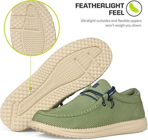 Gator Waders Mens Casual Shoes – Men's Loafers & Slip-Ons Camp Shoes with No-Tie Laces -Arch Support Boat Shoes for Everyday Wear in Saudi Arabia