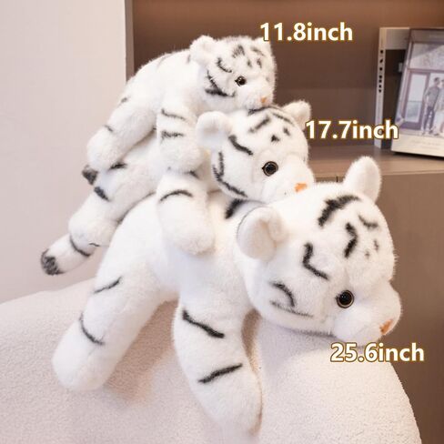 Tiger Weighted Stuffed Animals,17.7 Inch Weighted Tiger Plush Toy Pillow,Soft Stuffed Tigers Plushies Toys Plush Throw Pillow Gifts for Adults, Kids, Boys and Girls in Saudi Arabia