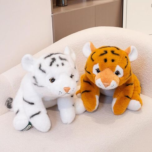 Tiger Weighted Stuffed Animals,17.7 Inch Weighted Tiger Plush Toy Pillow,Soft Stuffed Tigers Plushies Toys Plush Throw Pillow Gifts for Adults, Kids, Boys and Girls in Saudi Arabia