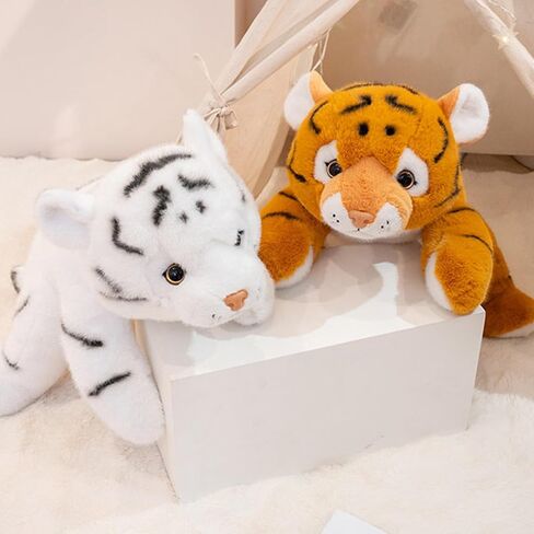 Tiger Weighted Stuffed Animals,17.7 Inch Weighted Tiger Plush Toy Pillow,Soft Stuffed Tigers Plushies Toys Plush Throw Pillow Gifts for Adults, Kids, Boys and Girls in Saudi Arabia