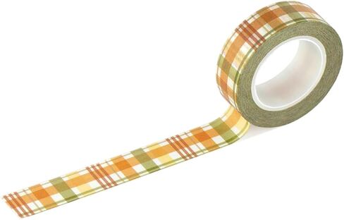 Echo Park Paper Winnie الخريف: Winne the Pooh Fall Plaid Washi Tapes ، Multi in Saudi Arabia