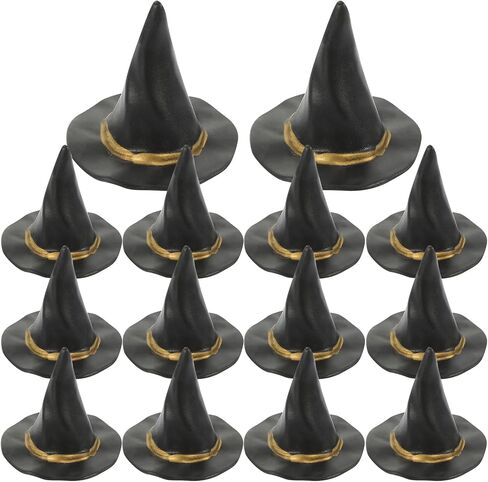 قبعات زجاجة ساحرة 24pcs القبعات المصغرة الساحرة هالوين معالج القبع in Saudi Arabia
