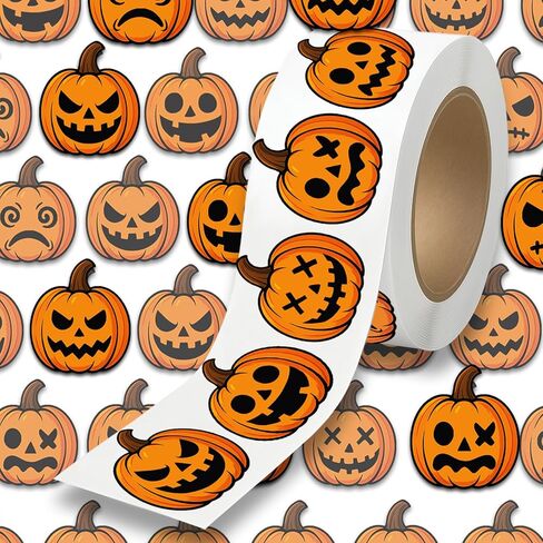 Halloween Stickers, 8 Designs Cute Ghost Stickers Bulk for Halloween Party Supplies, 1000Pcs in Kuwait