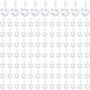 100PCS Non-Mark Hook Plastic Hardwall Hanger Non-Trace Wall Picture Hooks Invisible Concrete Nail Hard Wall Hooks Photo Frame Nail Traceless Hook for Hardware, Fasteners in Kuwait