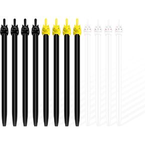 12 Pack Retractable Cat & Dog Pens, Cute Cats Dogs Tail Clicker Gel Pen Fine Point 0.5mm Black Ink for Kids, Kawaii Stationery Supplies for School & Office in Saudi Arabia