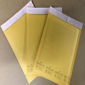 Kraft Bubble Mailer ، #0 ، 6.5 "× 9" - حجم DVD - حزمة 150 من الصندوق in Kuwait