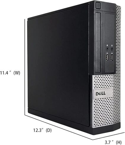 Dell Optiplex 7060 Micro MFF Desktop PC Intel i7-8700T 6-Cores 2.40GHz 32GB DDR4 New 1TB M.2 NVMe SSD WiFi BT HDMI New KB & Mouse Windows 10 Pro (Renewed) in Kuwait