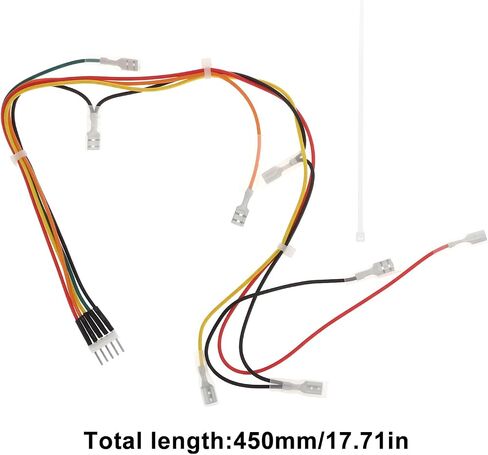 2Pcs Arcade 0.187inch Microswitch Terminals 8pin/2pin to 5pin Conversion Compatible with Sanwa 45cm in Saudi Arabia