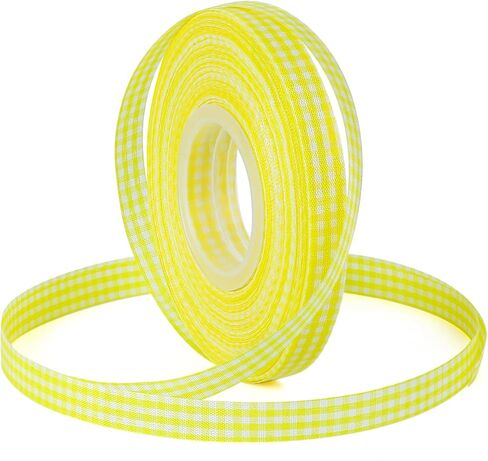 Bule Gingham Ribbon for Gift Wrapping, 3/8 inch 50Yard Plaid Ribbon for Flower Bouquet Christmas Birthday Wreaths Wedding Party Decoration Bow Maker Royal Blue and White Checkered Ribbons in Saudi Arabia
