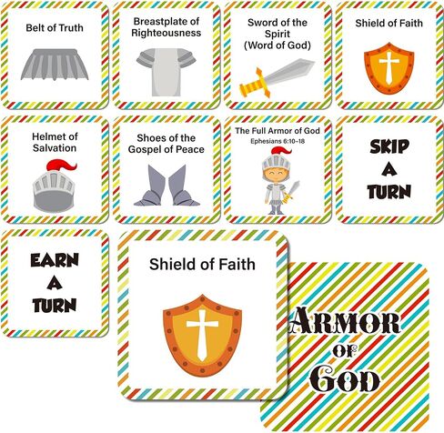 ألعاب Armor of God Memory مطابقة اللعبة المسيحية تركيز الكتاب المقدس بطاقة الذاكرة البطاقات الدينية التعليمية لقضاء العطلات أنشطة الفصول الدراسية للمدرسة الأسرة لم شمل اللوازم الحفلات in Saudi Arabia