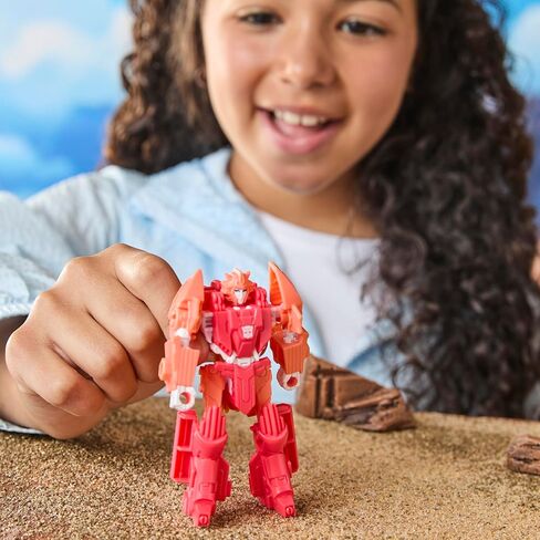 Transformers Cyberworld Elita-1 Cyber ​​Changers 4 بوصة ، تغيير سريع إلى وضع القوارب السريعة ، ألعاب الروبوت للبنين والبنات 6 وما فوق in Saudi Arabia
