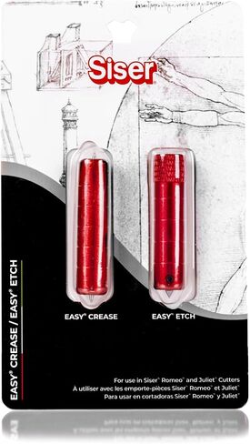 SISER EASY TREL و EASH ETCH TOODS - ورق التجعد ، والبطاقات والكرتون - المعدن الحفر والجلد والخشب - متوافق مع آلات قطع SISER ROMEO و JULIET عالية الدقة in Saudi Arabia