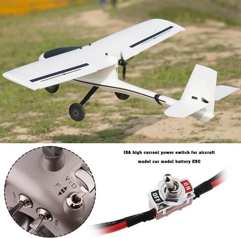 Electric Switch with XT60-Connector 15A Large Current On-Off Electric Power Switch Connector Power Switch Accessories for RC Model Drone Car ESC Battery in Saudi Arabia