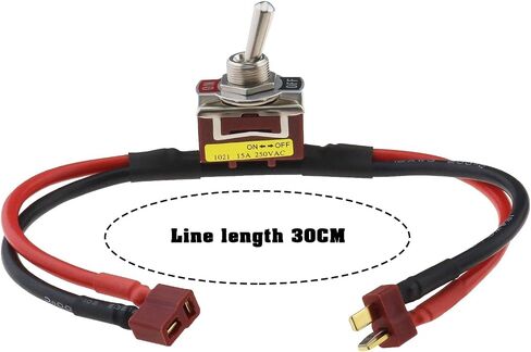 Electric Switch with XT60-Connector 15A Large Current On-Off Electric Power Switch Connector Power Switch Accessories for RC Model Drone Car ESC Battery in Saudi Arabia